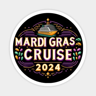 Mardi Gras Cruise 2024 Magnet